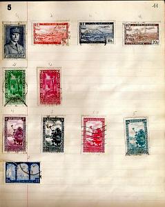 PLANCHE DE TIMBRES D ALGERIE (9)